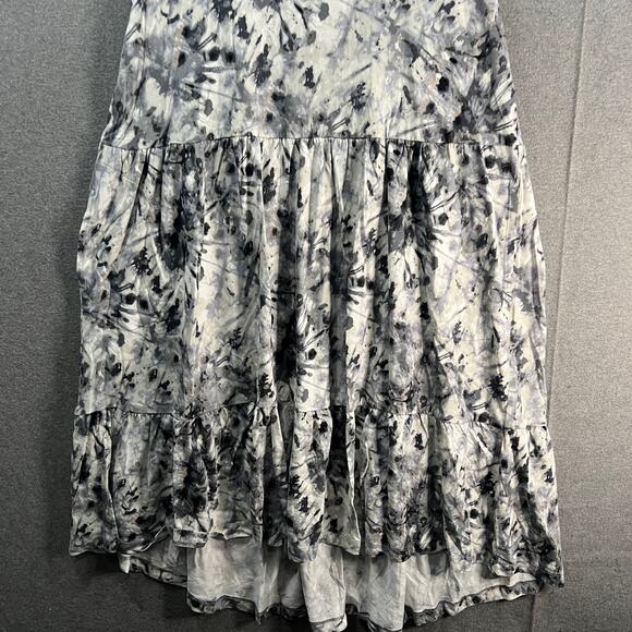 LOGO by Lori Goldstein Petite Sleeveless Tiered Dress Black,Petite X-Small - Picture 5 of 11